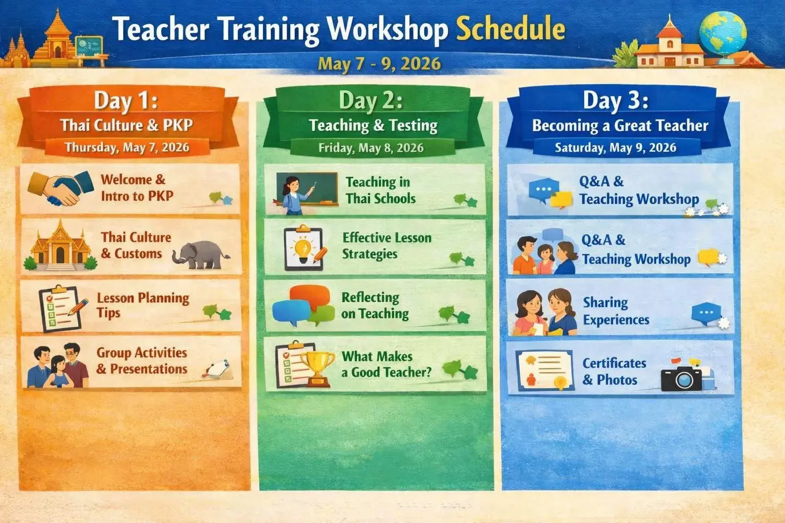 Elevate Your Teaching Career with P&K Teacher Training Workshop! 